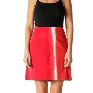 Tahari Behnaz Coral Ombre NWT Skirt Size 10 Pencil Straight $248